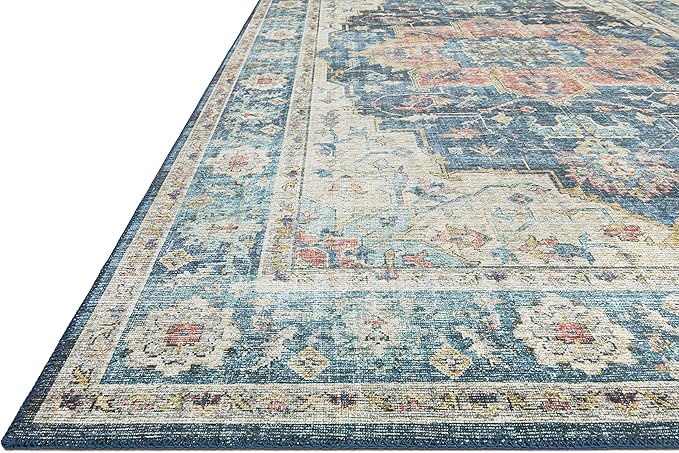 Loloi Skye Collection SKY-12 Ocean/Multi 2'-6" x 10'-0" Runner Rug