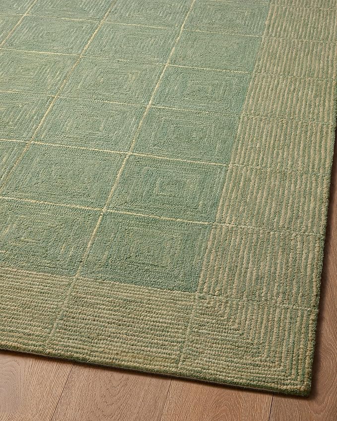 Loloi Chris Loves Julia Francis Collection FRA-02 Green/Natural 11'-6" x 15' Area Rug