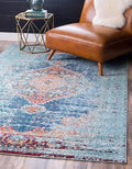 Unique Loom Solid Shag Collection Area Rug (2' 7" x 10' Runner, Deep Aqua Blue)